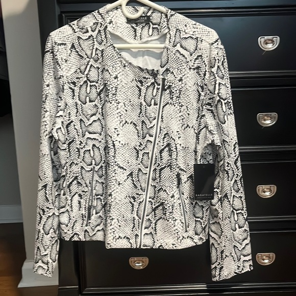 bagatelle | Jackets & Coats | New Python Print Jacket | Poshmark